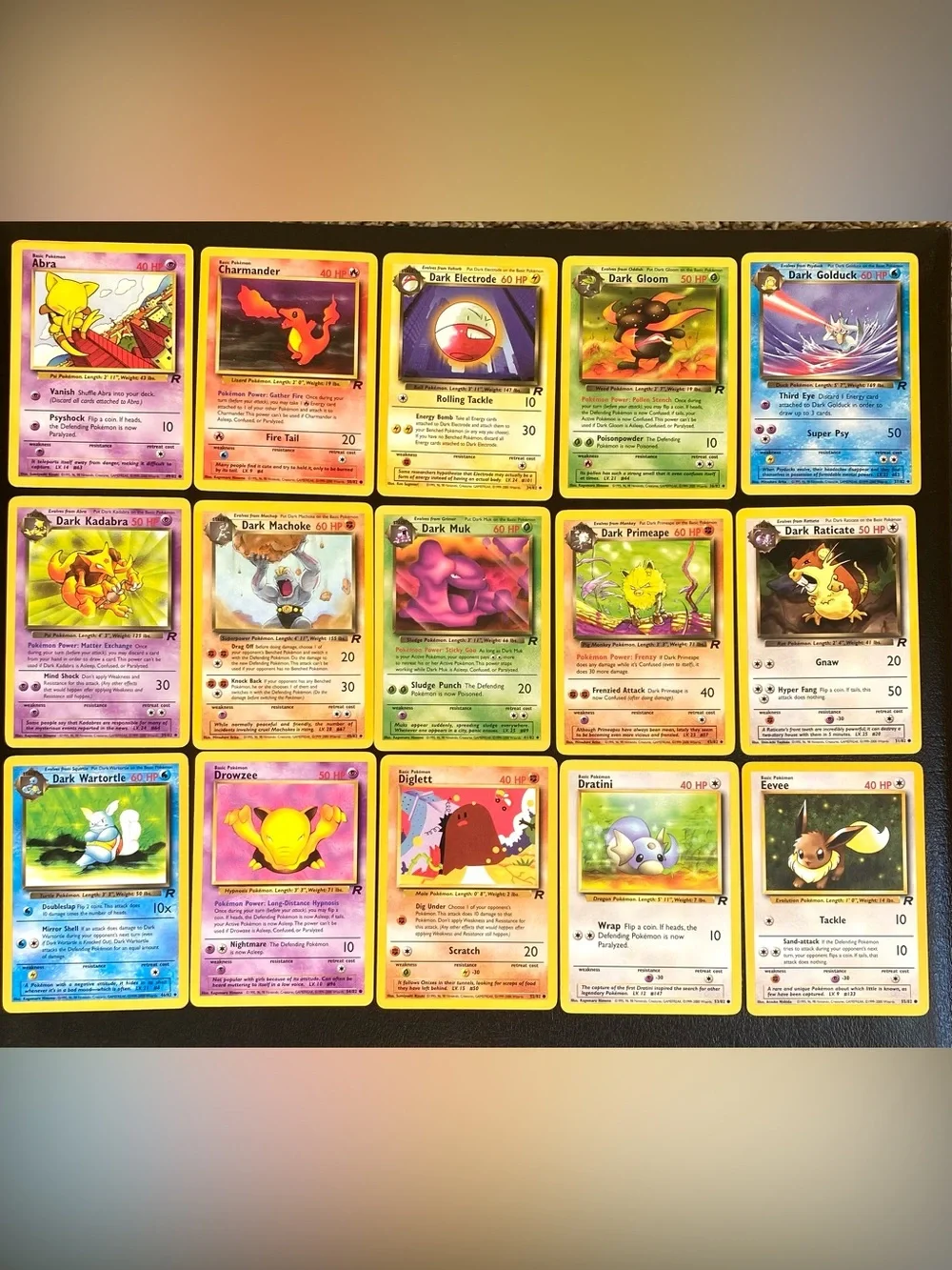 Pokémon Vintage Cards Bundle from Set 82  - Qty 15
